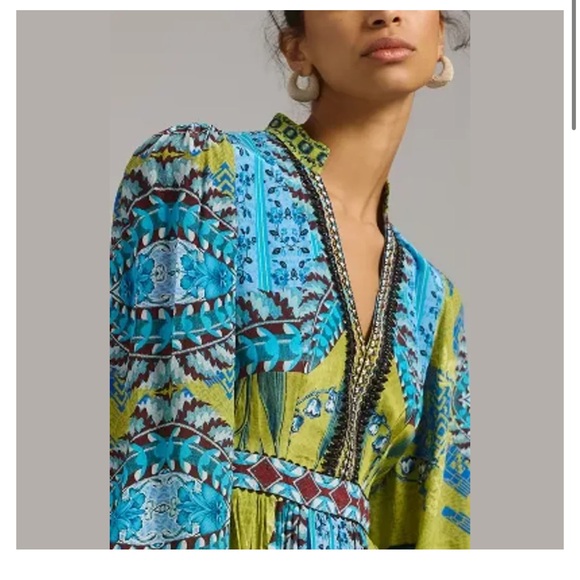 Patterned boho maxi dress, size 20W - Picture 2 of 11